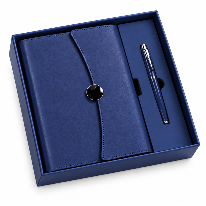 Coffret Cadeau Notebook Rouge à Rabat avec Stylo Assorti